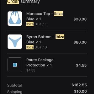 Monday Swimwear Morocco top Ibiza blue